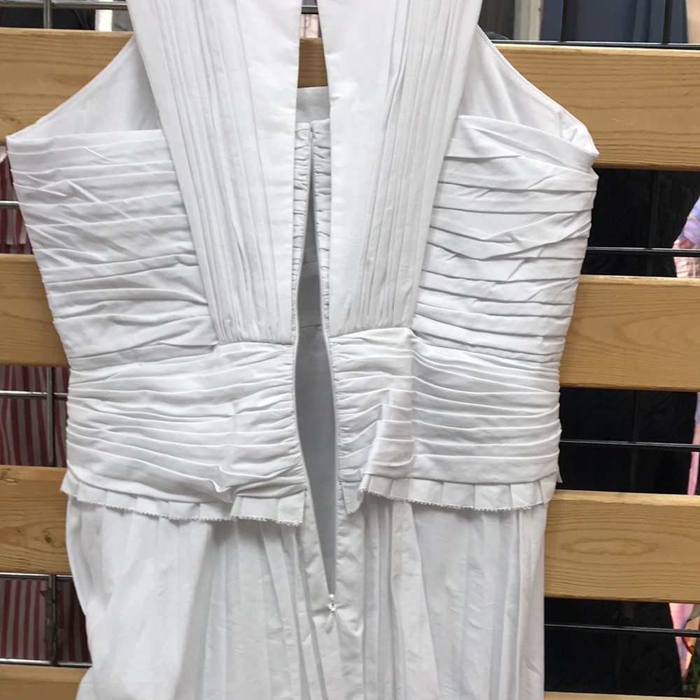 NWT,Derek Lam10Crosby
Ruched Pleated Stretch-Linen - Picture 4 of 16